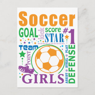 Bourne Soccer Briefkaart