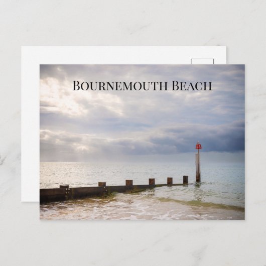 Bournemouth Beach Briefkaart (Voorkant / Achterkant)