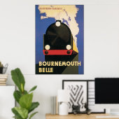 Bournemouth Belle Poster (Thuiskantoor)