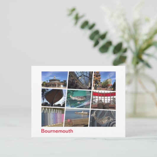 Bournemouth Briefkaart (Staand voorkant)