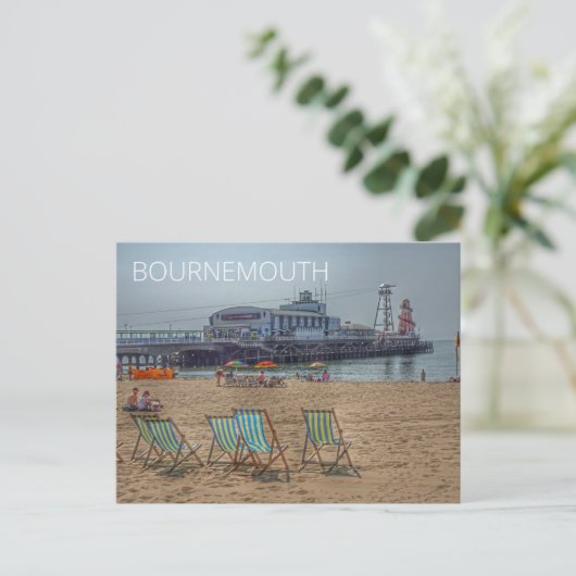 Bournemouth Briefkaart (Staand voorkant)