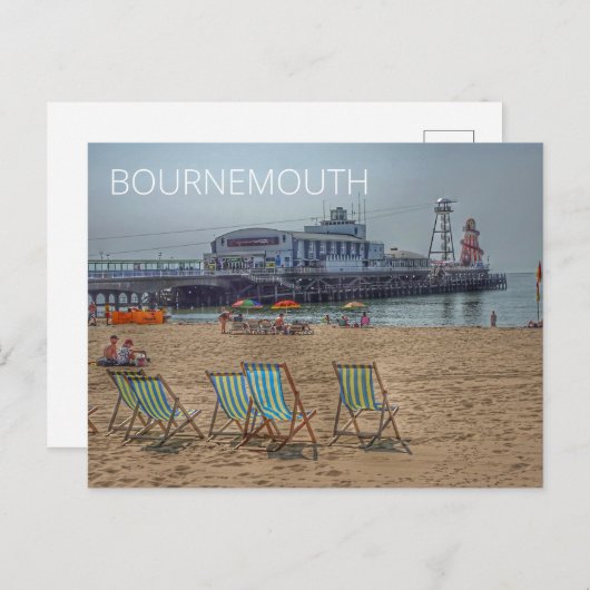 Bournemouth Briefkaart (Voorkant / Achterkant)