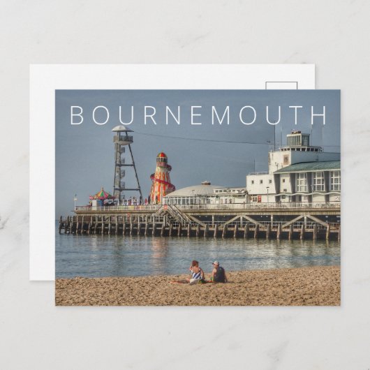 Bournemouth Briefkaart (Voorkant / Achterkant)