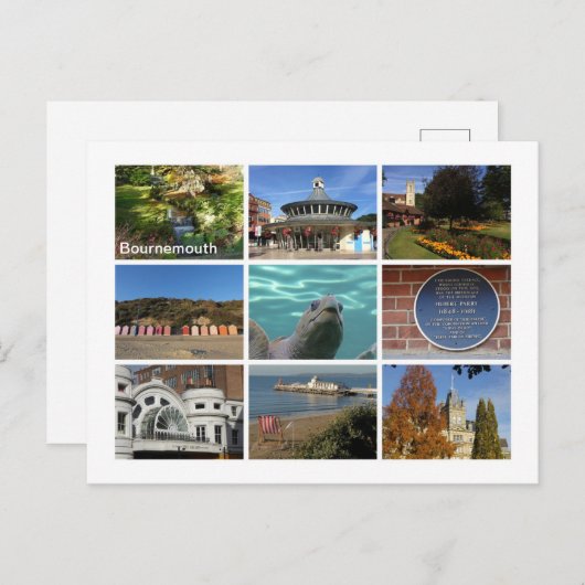 Bournemouth Briefkaart (Voorkant / Achterkant)
