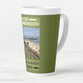 Bournemouth Retro Seaside Latte Mok (Rechterhoek)