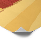 Bournemouth Strand Dorset Kust Reisposter Poster (Hoek)