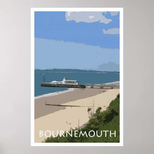 BOURNEMOUTH  Style Poster (Voorkant)