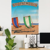 Bournemouth vintage reisposter poster (Thuiskantoor)