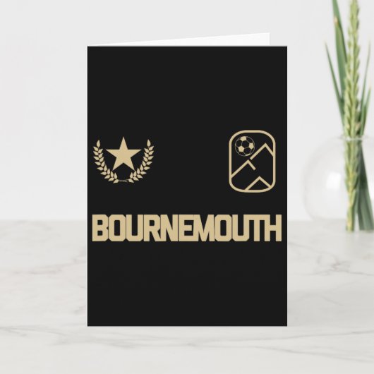 Bournemouth Voetbalshirt  Kaart (Voorkant)