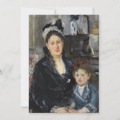 Boursier en haar dochter | Berthe Morisot (Voorkant)