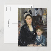 Boursier en haar dochter | Berthe Morisot Briefkaart (Voorkant / Achterkant)