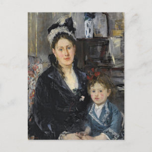 Boursier en haar dochter   Berthe Morisot Briefkaart