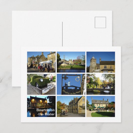 Bourton-on-the-water Briefkaart (Voorkant / Achterkant)