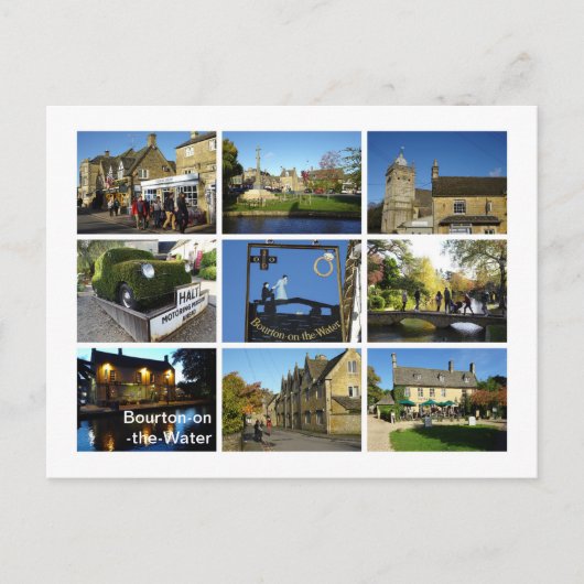 Bourton-on-the-water Briefkaart (Voorkant)