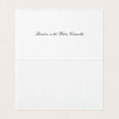 Bourton op de Kaart voor de katoenbietjes met de w (Binnenkant ongevouwen)