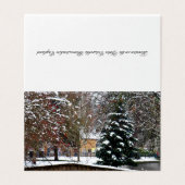 Bourton op de Katoeages met de waterkerst Kaart (Buitenkant ongevouwen)