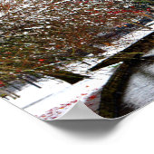 Bourton op de Katoeages met de waterkerst Poster (Hoek)