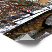 Bourton op de Katoeages met de waterkerst Poster (Hoek)