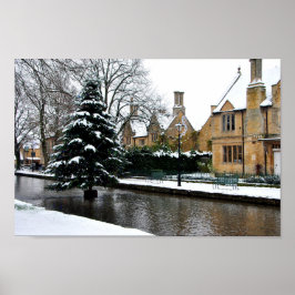 Bourton op de Katoeages met de waterkerst Poster