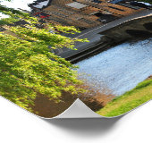 Bourton op de waterkrammen Engeland Poster (Hoek)