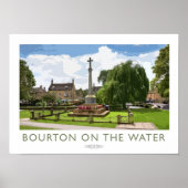 Bourton op het Poster van de waterspoorweg (Voorkant)