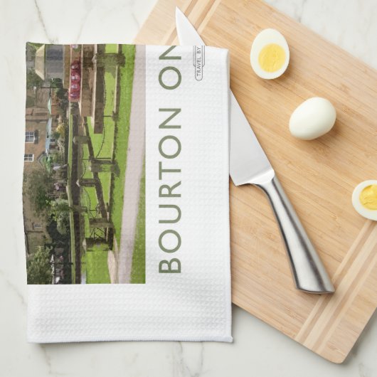 Bourton op het Poster van de waterspoorweg Theedoek (Quarter Fold)