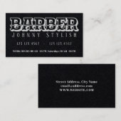  boutbarber visitekaartje (Voorkant / Achterkant)