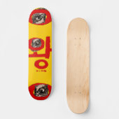 [BoutBoutBout] "Wang" (Koreaans) betekent "King" Persoonlijk Skateboard (Voorkant)