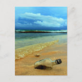 bouteille à la mer briefkaart (Voorkant)