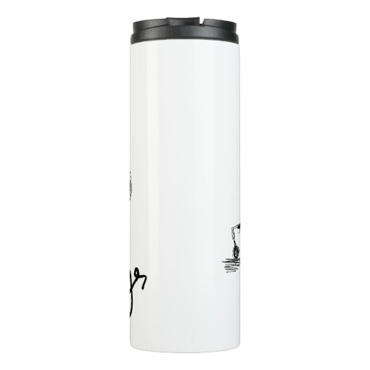 Bouteille isotherme thermosbeker (Achterkant)