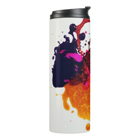 Bouteille isotherme thermosbeker (Gedraaid links)