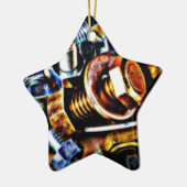 Bouten Pop Art Keramisch Ornament (Links)