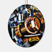 Bouten Pop Art Keramisch Ornament (Links)