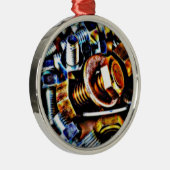 Bouten Pop Art Metalen Ornament (Rechts)
