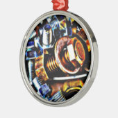 Bouten Pop Art Metalen Ornament (Links)