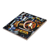 Bouten Pop Art Tegeltje (Zijkant)