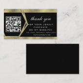 Boutique Beauty Business Hartelijk dank voor de Go Visitekaartje (Voorkant / Achterkant)