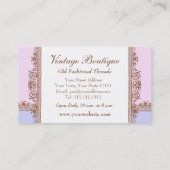  Boutique - Belle Epoque Victoriaans Era Diva Visitekaartje (Achterkant)