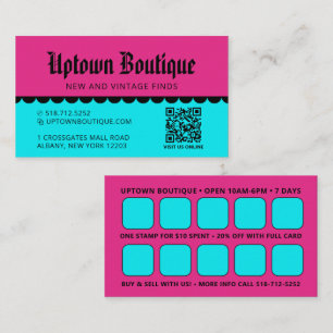 Boutique Belonings-QR-code Zakelijke Kaarten Visitekaartje