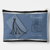 Boutique Cerulean Blauwe Mode Accessoires Zak Etui (Achterkant)