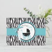 Boutique Chic Boy Card B2 Aankondiging (Staand voorkant)