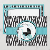 Boutique Chic Boy Card B2 Aankondiging (Voorkant / Achterkant)
