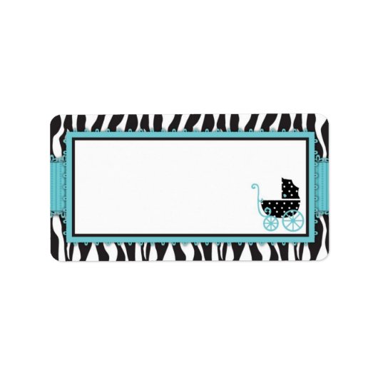 Boutique Chic Boy Gift Label (Voorkant)