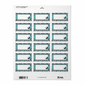 Boutique Chic Boy Gift Label (Full Sheet)