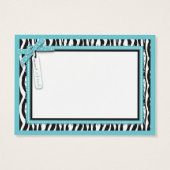 Boutique Chic Boy Gift Label Visitekaartje (Achterkant)