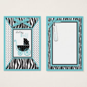 Boutique Chic Boy Gift Label Visitekaartjes (Voorkant /achterkant)