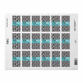 Boutique Chic Boy Mini Hershey Bar Label (Full Sheet)