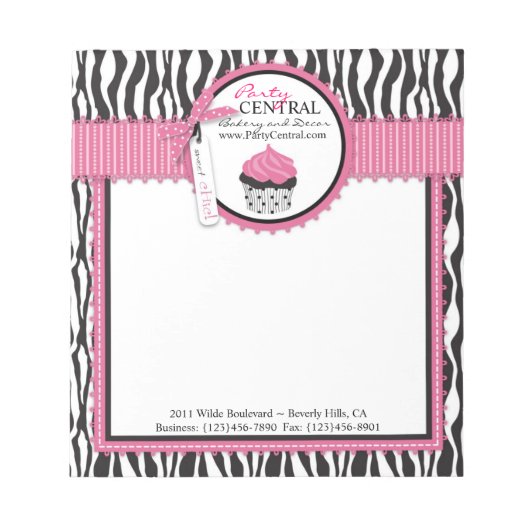 Boutique Chic Business Mini Notitieblok (Voorkant)