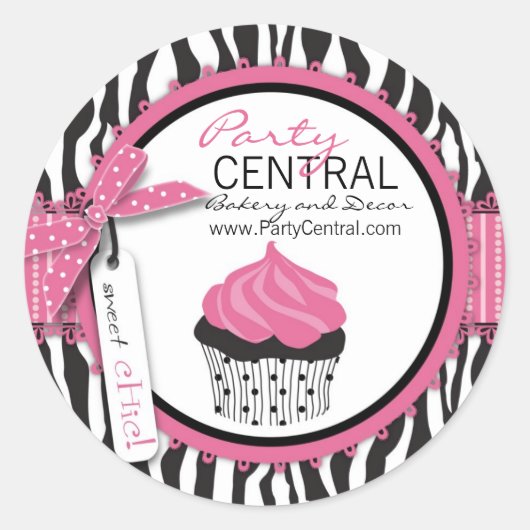 Boutique Chic Business Sticker (Voorkant)