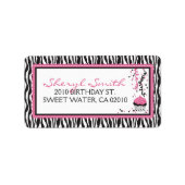 Boutique Chic Cupcake Adres Label B (Voorkant)